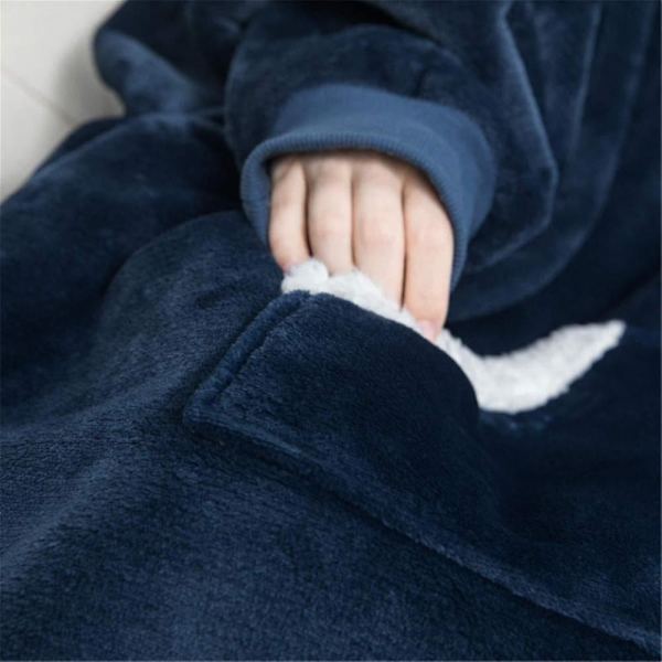 Teppe Sweatshirt Oversized hettegenser navy