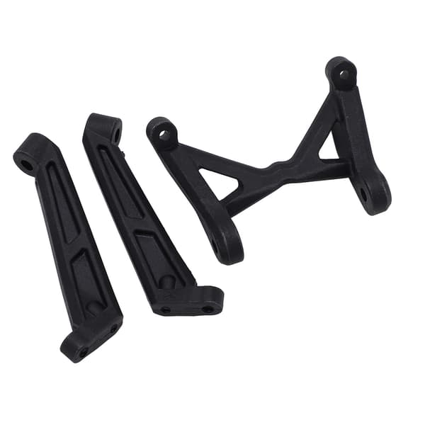 RC Forreste og Bagerste Stødtårn Plast Sort RC Biltilbehør til ZD Racing 1/7 MX 07 Upgrade