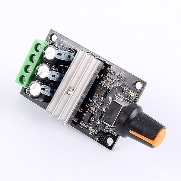 PWM DC Motor Hastighetskontroller Justerbar Bryter med Knapp