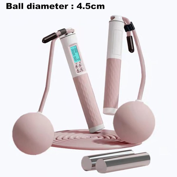 Hopprep, Digitalt hopprep med kalori- og loopräknare, pink dual purpose