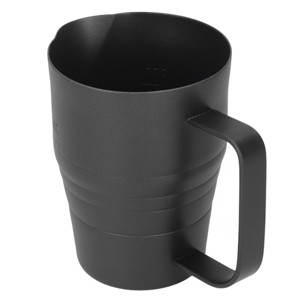 Svart 900ml Melkeskumkanne - 304 Rustfritt Stål Matkvalitet med Ørnformet Tute og Forsterket Design for Kaffeskumming