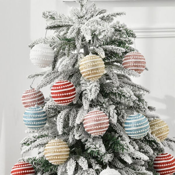 10 stk juletræspynt vedhæng juletræspynt 5 stil med reb Kreativ udsmykning til glædelig Ch