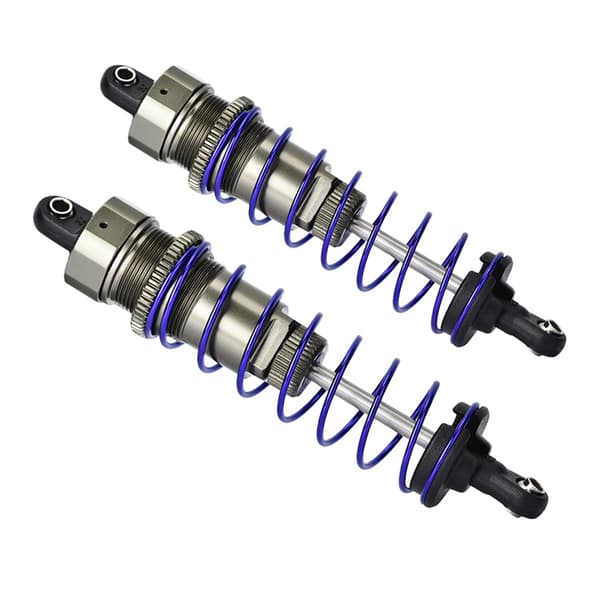 Metal Støddæmper 2 stk. 1:10 Skala RC Bil Reservedele Tilbehør 105 mm
