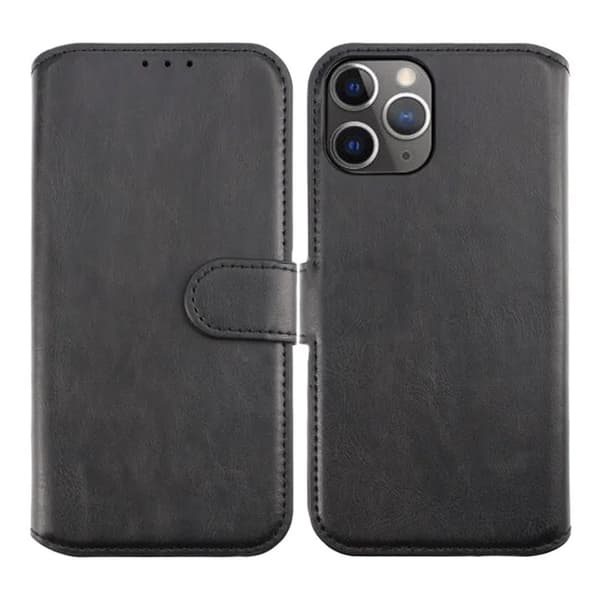 iPhone 12/12 Pro Pungcover Magnet Rvelon - Sort Svart black