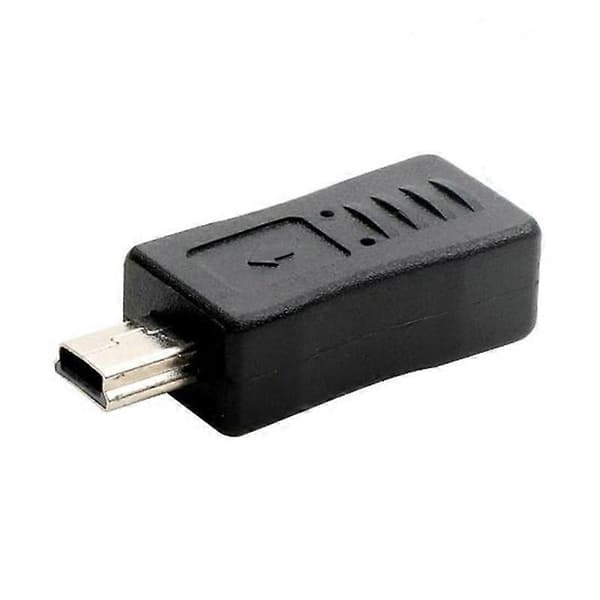 USB 2.0 Mini USB till Micro USB hona-adapter (svart) Black