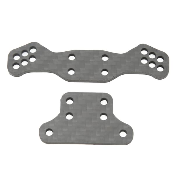 Kulfiber frontstødtårn til LOSI 1/10 til Baja Rey til Hammer Rey RC Biltilbehør Reparationsdele Sort