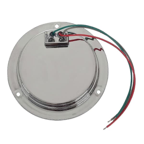 4-pak runde LED-baglygter til trailer, røde, 24 LED, flange-monterede, vandtætte, forkromede, 4 tommer, bremsestop, tuning