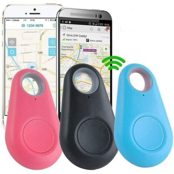 3st Bluetooth Intelligent Locator Tracker, GPS Tracker Smart Key Finder Locator Trådlös Anti Lost Device Larmsensor för barn Hundar Plånbok Bil Husdjur