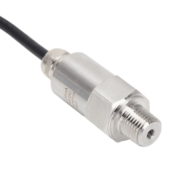 Trykksensor Transmitter 4‑20MA Utgang NPT1/4 Luft Vann DC 10‑36V Rett Linje