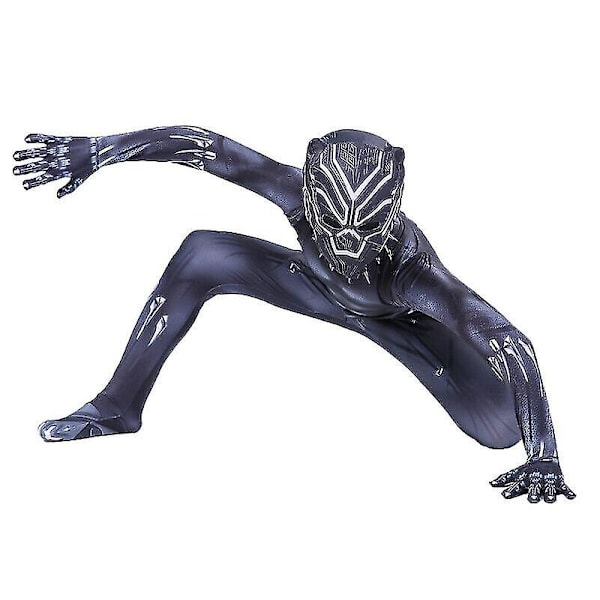 Black Panther Kids Halloween Cosplay -supersankaripukeutuminen 140cm