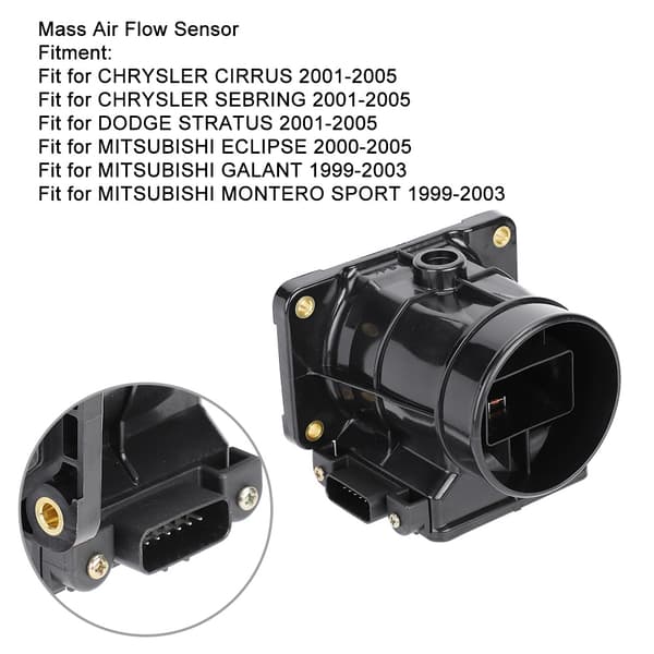 Mass Air Flow Sensor MAF Kompatibel med CHRYSLER MITSUBISHI MD336501 E5T08171