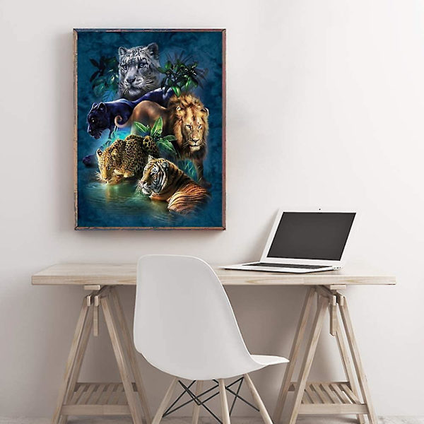 5d diamond painting komplett kit, DIY diamond painting efter siffror Kit för vuxna Full borr Strasskristallbroderibilder Korsstygn för hem