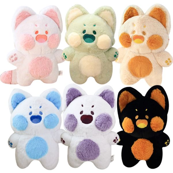 45 cm Dudu Meow Doodle Cat Plush Kitten Kawaii Toy Fluffy Orange