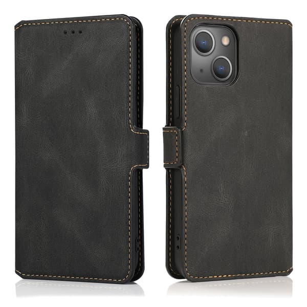 [HT] Plånboksfodral med flipfunktion för iPhone 15 (3-kortsfack) ROSA/ROSEGOLD