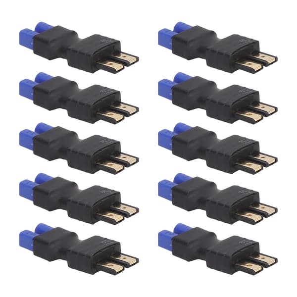 10 stk. EC3-adapter han til hun RC-batteristik til bilflybådsmodeller