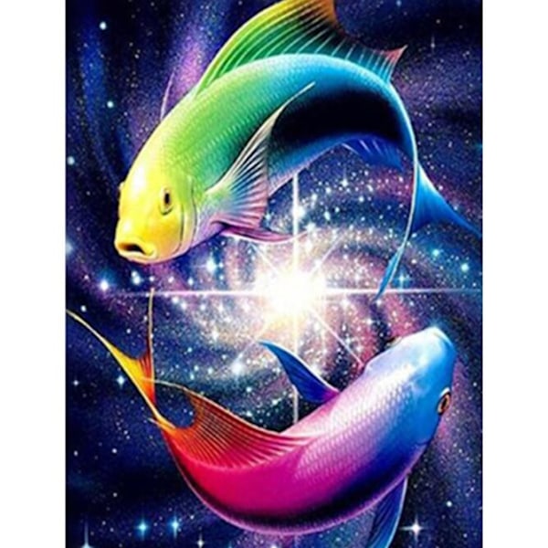 Fiskarnas diamond painting (30*40 cm)