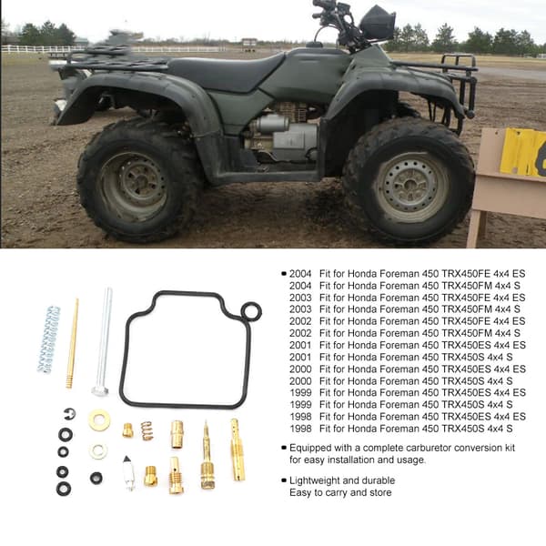 Honda Foreman 450 1998 2003 Karburator Reparationssæt