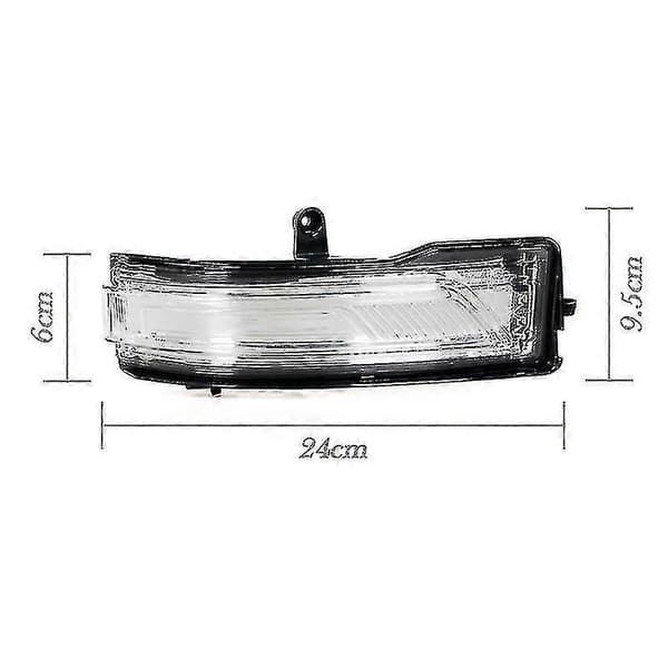 Bakre sidespeil blinklys for Dodge Ram Pickup 2019-2022 modeller 68402097AA 1pc left