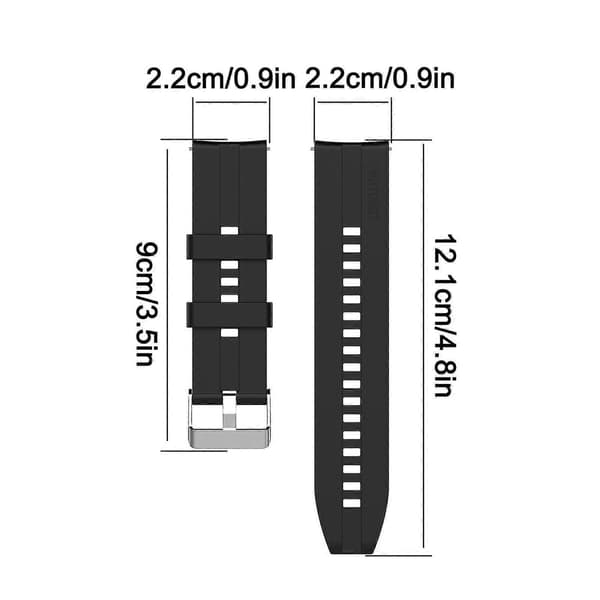 For Huami Amazfit Gtr 2e/gtr2 Universal Stropp 22mm Silikon Treningserstatning