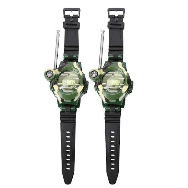 Walkie talkie-legetøjsmodel for børn, udendørsspil Camouflage militært trådløst ur