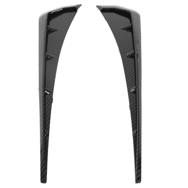 1 par ABS karbonfiber bil universal sideventilasjon luftvingedeksel trim