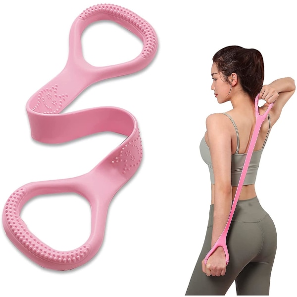Elastisk snöre för ryggträning (rosa),