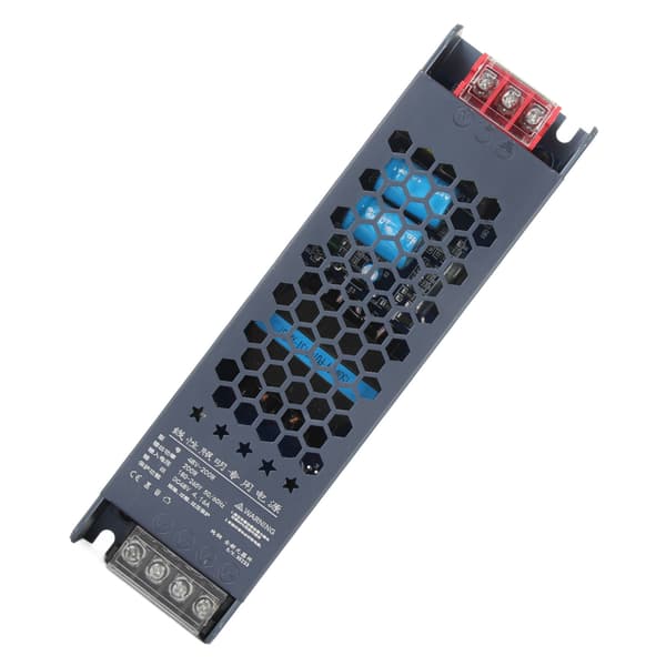 48V 200W LED Driver AC 180 250V 4.16A Magnetisk Transformer Sort Lang Stribe
