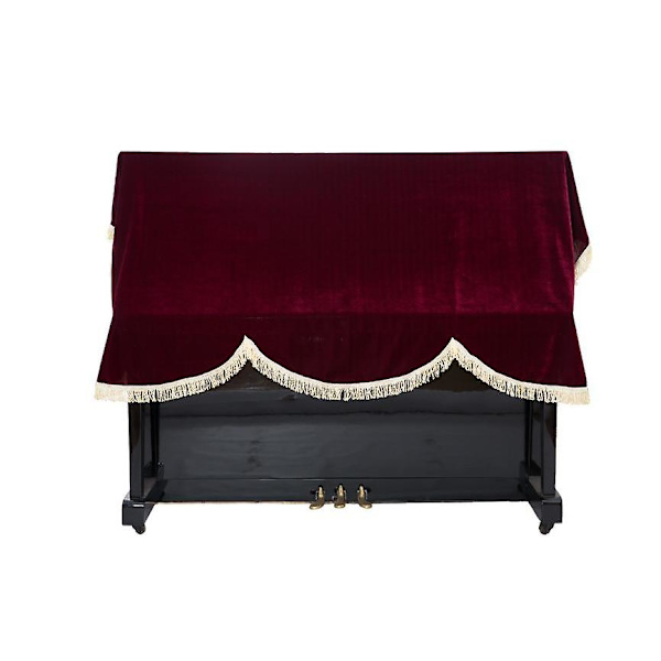 Grand Piano Cover Støvbeskyttende Cover Cloth red 190-200