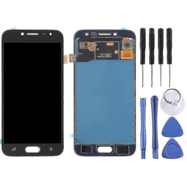 Tft Lcd-skærm til Galaxy J2 Pro (2018) J250f/ds med Digitizer Fuld Samling (sort) Black
