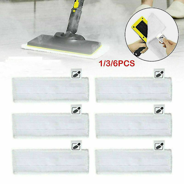 Karcher Sc1 Sc2 Sc3 Sc4 Sc6 Ångrengöringsmoppdukar 1pc