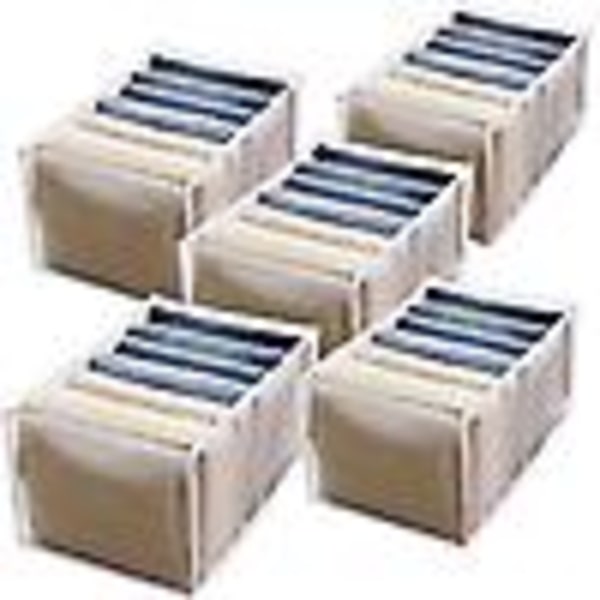 5-pack jeans Garderob Kläder Organizer Byxor Förvaring Garderob Låda Bästa hopfällbara kläder Förvaringsbehållare