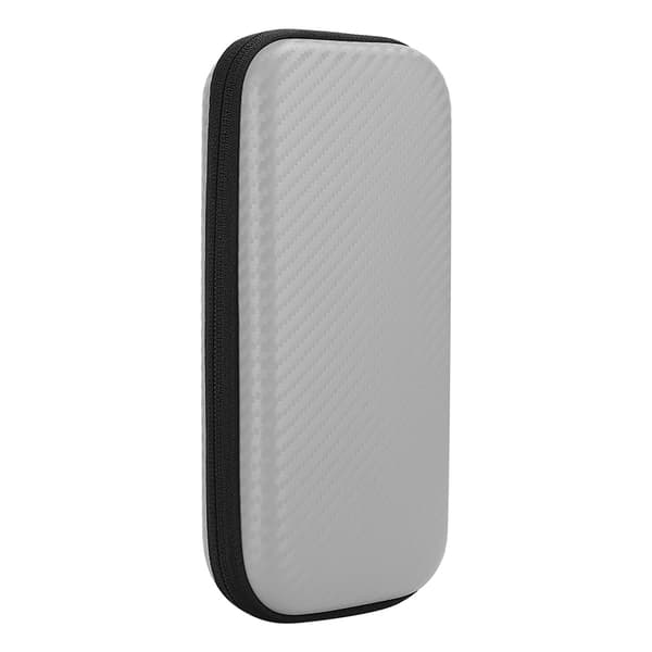 Bärbar Grassmat Grain Game Machine Förvaringsväska Skyddsfodral Tillbehör för Nintendo Switch Litegrå