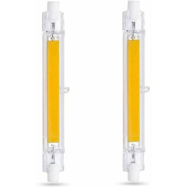 R7S LED-pære 118mm 13W Cool White 6000K, 1000LM, R7S J118 80W 100W Halogenlampe Tilsvarende, Ikke-dæmpbar, R7S 118mm Slank