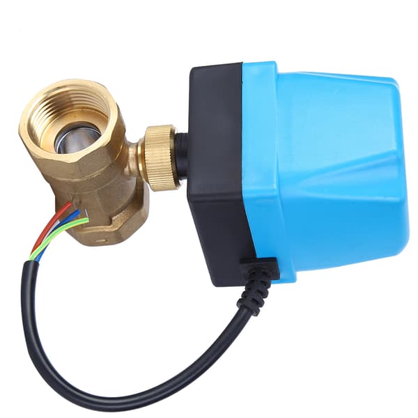 IP68 Blå Elektrisk Kuleventil AC220V 2-veis 3-leder 2 Kontroll G1 Tomme