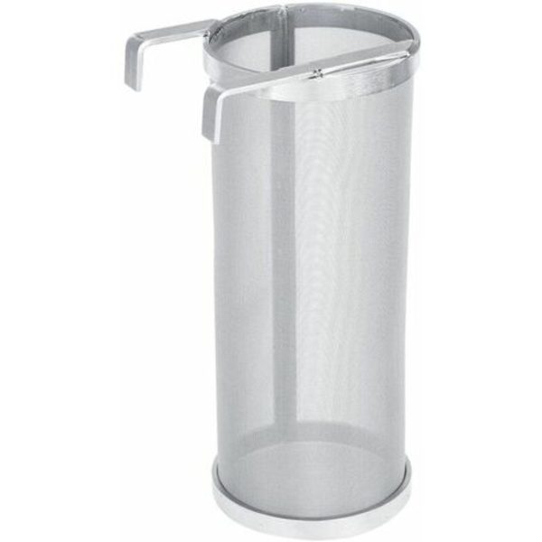 Ølfilterfilter, 300 mikron rustfrit stål hjemmelavet filter, 10*4 tommer, 1 stk.