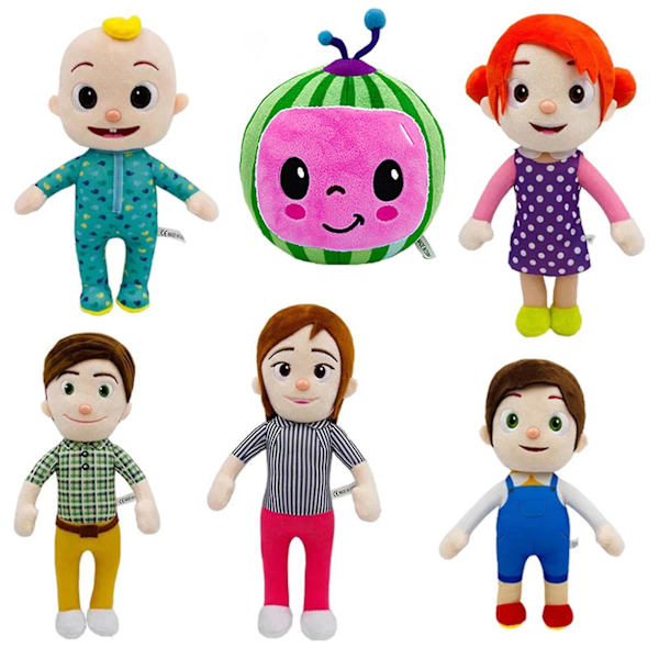 Laulava Cocomelon Jj Pehmolelupoika täytetty nukke Family