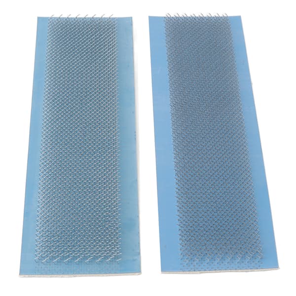 2. Hårholder Trækmåtte Rustfrit Stål Nål Hår Extensions Tegnekort 26,9 x 8,9 cm