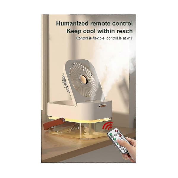 [HT]3-i-1 luftfugter dobbelt spray ventilator bærbar ventilator luftkøler luftfugter...
