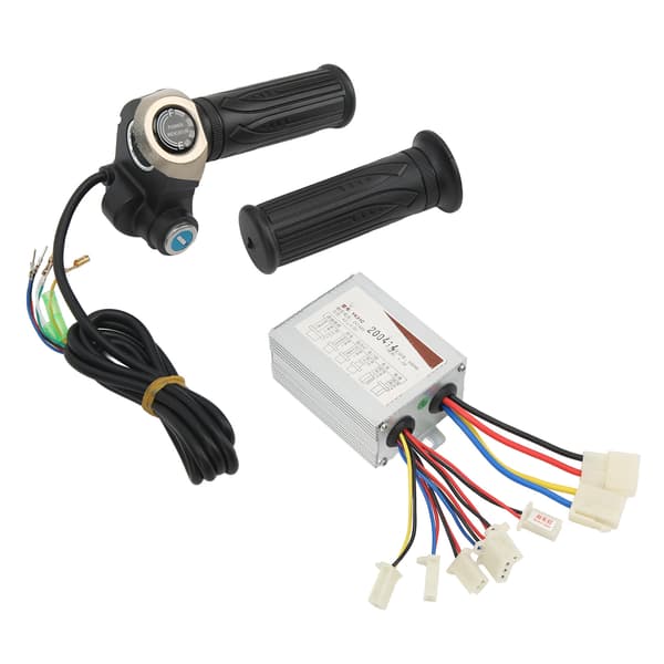 48V 500W E-sykkel Gasshåndtak Låsing Hastighetskontroller Kit med Strømdisplay