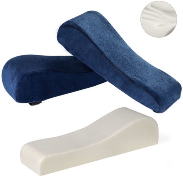 2kpl Ergonominen tuolin käsinojan tyyny kyynärpäätyyny Dekompressio toimistotuolin pelituolin käsinoja memory foam ,