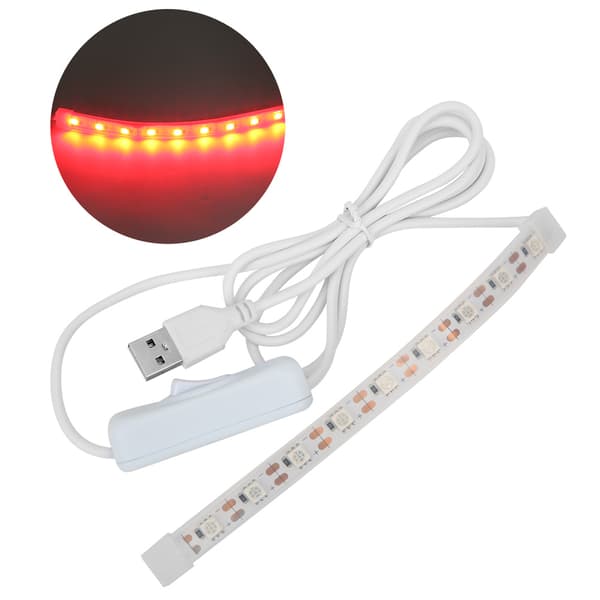 Rødt LED-lys for lekkasjedeteksjon for saksofon, fløyte og blåseinstrumenter USB