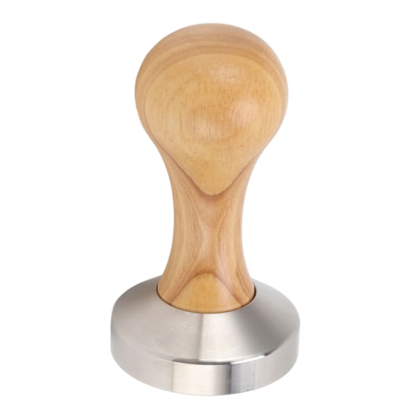 Multifunksjonell 304 rustfritt stål kaffetamper med flat base - 51 mm (2,01 tommer) bønnepressehammer for kaffe brygging 51mm