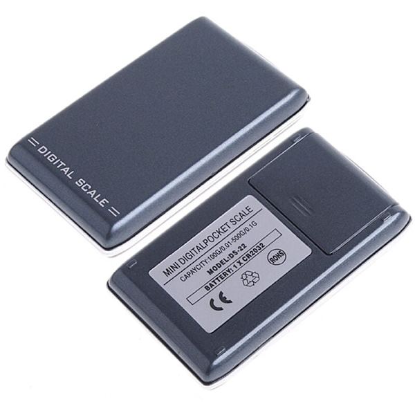 Elektronisk vægt DS-22 elektronisk smykkevægt Lille bærbar digital vægt (500g/0,01g)