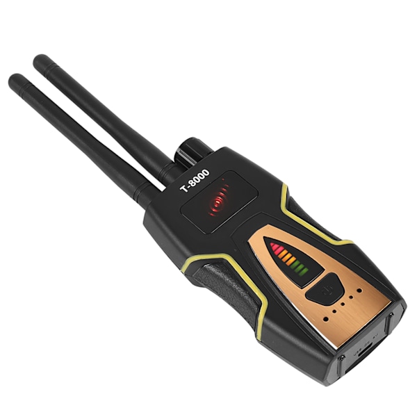 T-8000 RF Signal Detector: GSM Audio Finder & GPS Bug Scanner - Anti-Spy Device