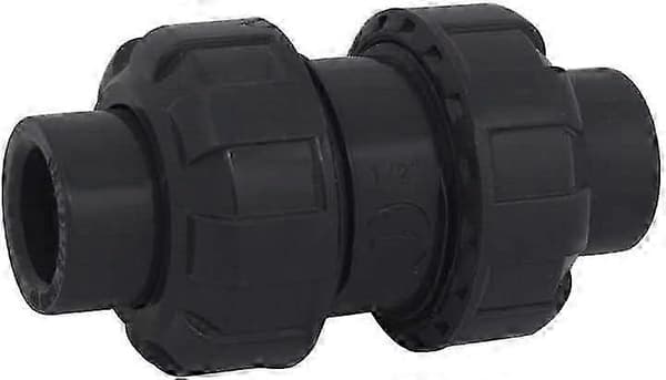 Kulbackventil poolbackventil anti-återflöde PVC-ventil backventil (innerdiameter 32mm)