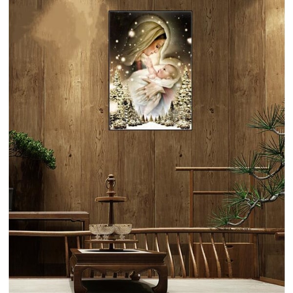 Religiøse figurer Bilde Rhinestone 5D DIy Home Decoration