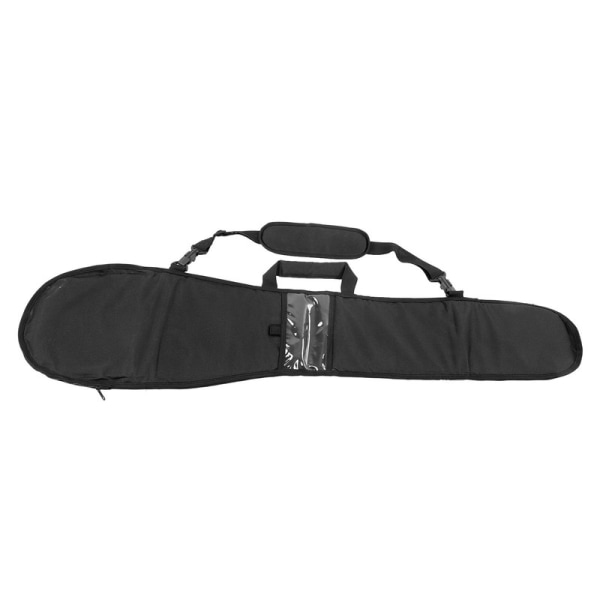 Kajakk padle bag, praktisk padle ryggsekk oppbevaringspose, bomull vanntett (svart)