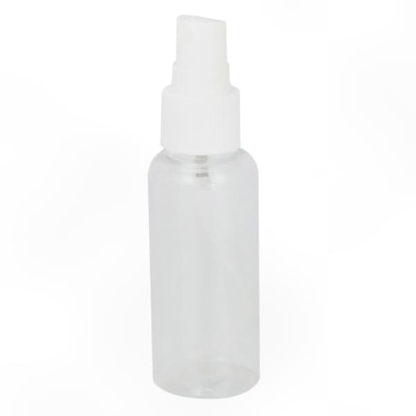 50-pack 50 ml plastsprayflaskor påfyllningsbar finfördelare med fin dimpump parent