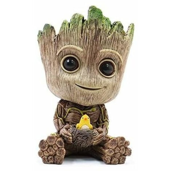 Baby Groot blomkruka - växter och pennor actionfigur från den klassiska filmen - perfekt som present - mitt namn är BABY Groot