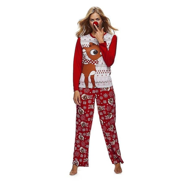 Familiematchende julepyjamassett Cotton Xmas Pyjamas M Mom